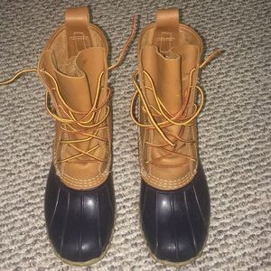 Genuine LL Bean Duck Boots - Size 8
